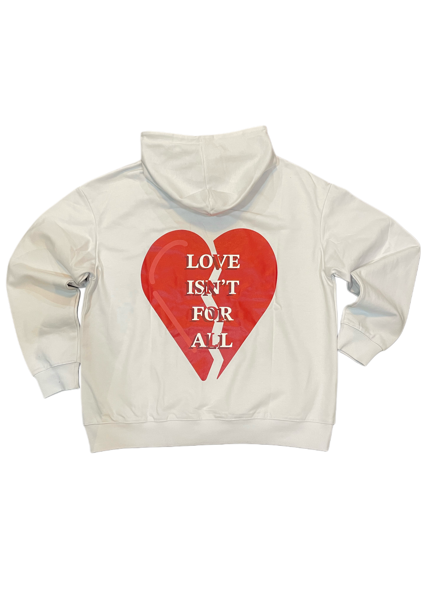 No Love Hoodie White