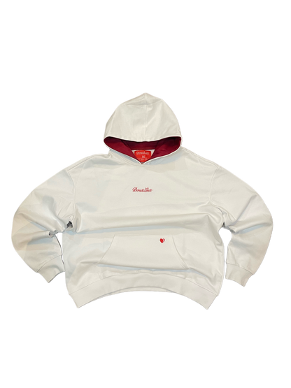 No Love Hoodie White